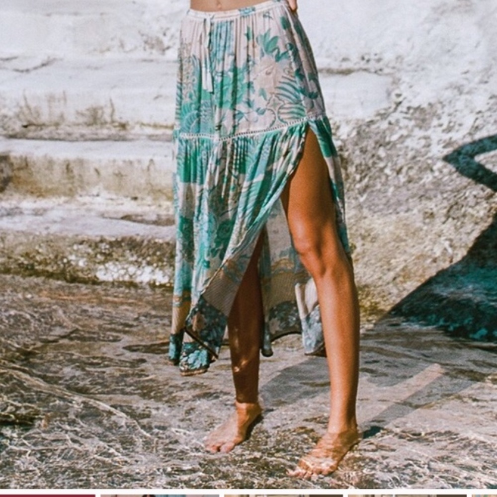 Spell cloud dancer split skirt